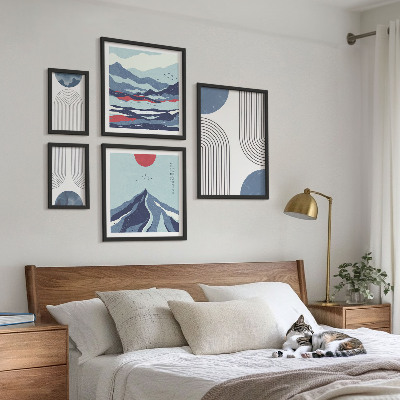 Poliptih v okvirju Geometrija abstraktnih pokrajin
