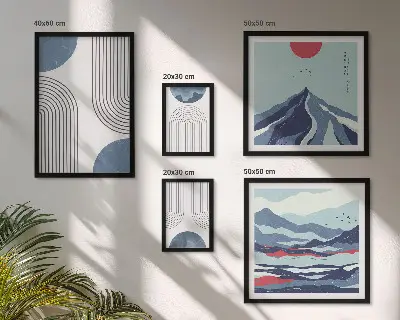 Geometrija abstraktnih pokrajin poliptih v okvirju