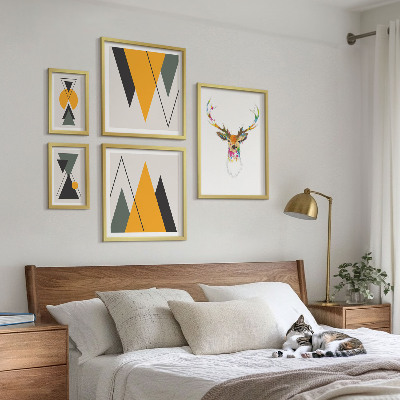 Set 5 slik v okvirju Barviti motivi v boho slogu