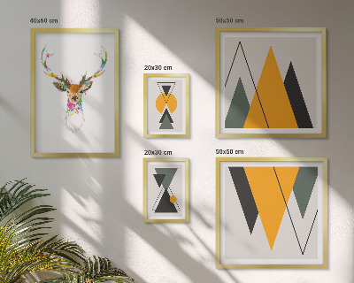 Set 5 slik v okvirju Barviti motivi v boho slogu