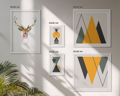 Set 5 slik v okvirju Barviti motivi v boho slogu
