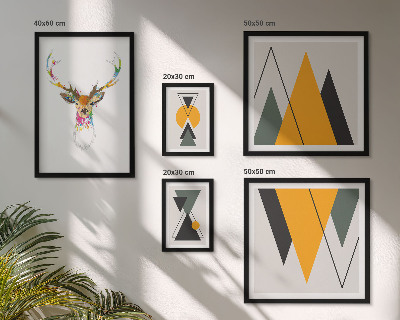 Set 5 slik v okvirju Barviti motivi v boho slogu