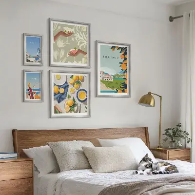 Italijanske počitnice Amalfi Capri komplet ujemajočih se slik