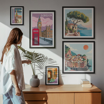 Set 5 slik v okvirju Evropska mesta kulture