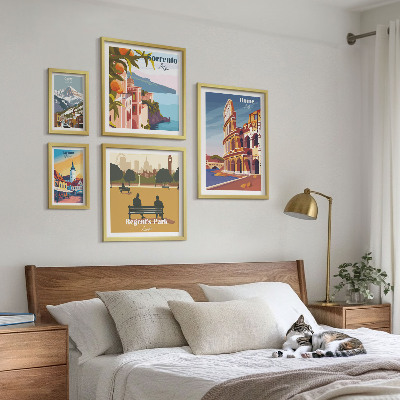 Poliptih v okvirju Pokrajine evropskih mest
