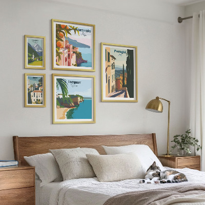 Set 5 slik v okvirju Slikovita italijanska mesta