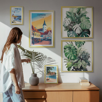 Poliptih v okvirju Flora poljskih obalnih mest