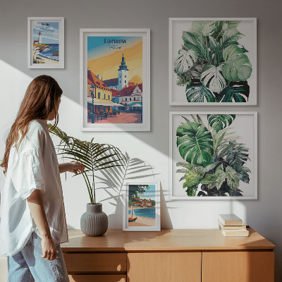 Poliptih v okvirju Flora poljskih obalnih mest