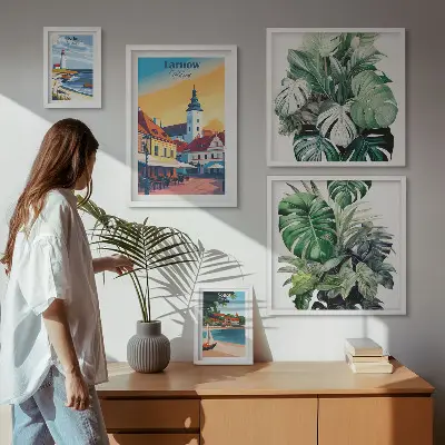 Flora poljskih obalnih mest poliptih v okvirju