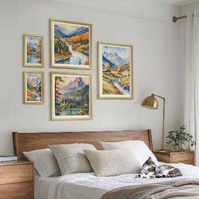 Poliptih v okvirju Gorske pokrajine rečne doline