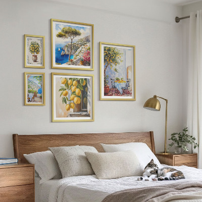 Poliptih v okvirju Sonce z navdihom citrusov