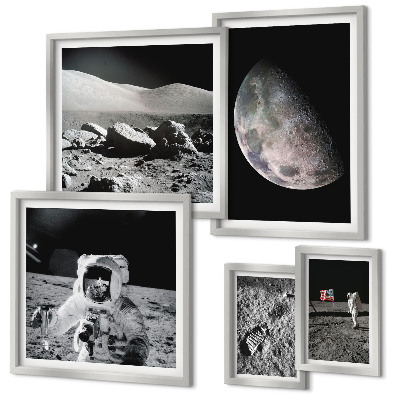 Poliptih v okvirju Lunine pokrajine astronavtov
