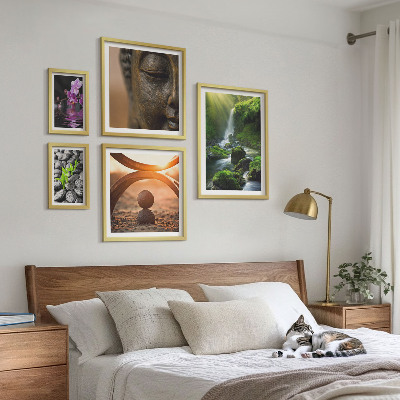 Set 5 slik v okvirju Minimalistična harmonija narave