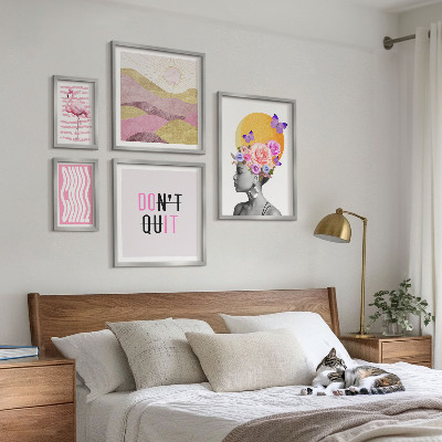 Poliptih v okvirju Navdihi za rože v boho slogu