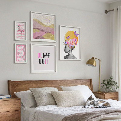 Poliptih v okvirju Navdihi za rože v boho slogu