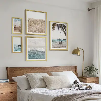 Sproščujoči razgledi na morje komplet ujemajočih se slik