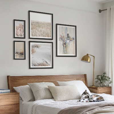 Set 5 slik v okvirju Elegantni okraski narave minimalizem
