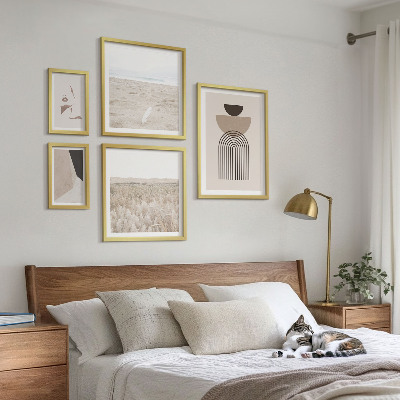 Set 5 slik v okvirju Elegantne abstraktne pokrajine