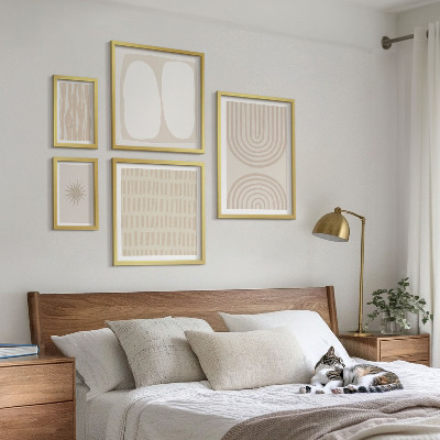 Set 5 slik v okvirju Elegantne abstraktne oblike