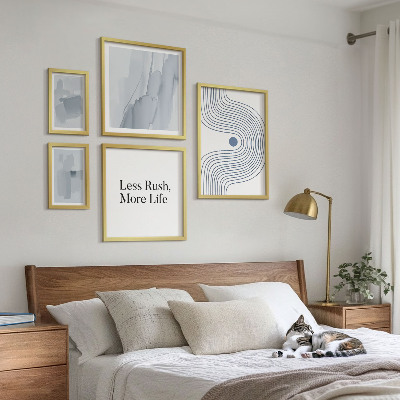 Poliptih v okvirju Sodobna minimalistična grafika