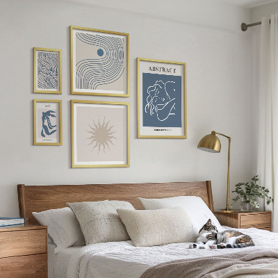 Set 5 slik v okvirju Elegantna abstraktna geometrija