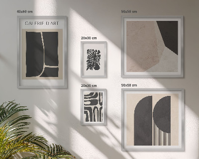 Set 5 slik v okvirju Elegantna minimalistična grafika