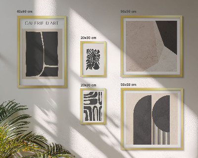 Set 5 slik v okvirju Elegantna minimalistična grafika