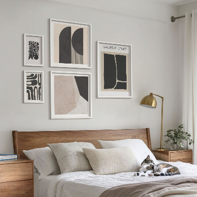 Set 5 slik v okvirju Elegantna minimalistična grafika