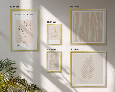 Komplet ujemajočih se slik Čudoviti minimalistični motivi