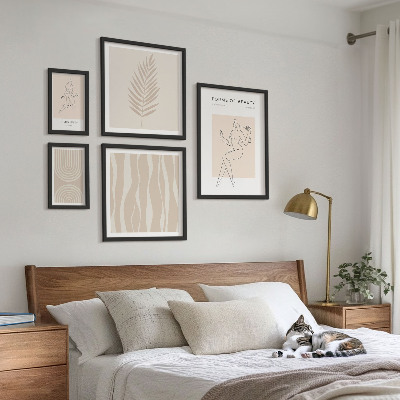 Komplet ujemajočih se slik Čudoviti minimalistični motivi