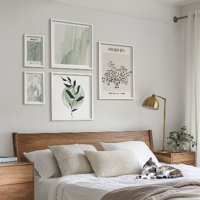 Set 5 slik v okvirju Moderni minimalistični okraski