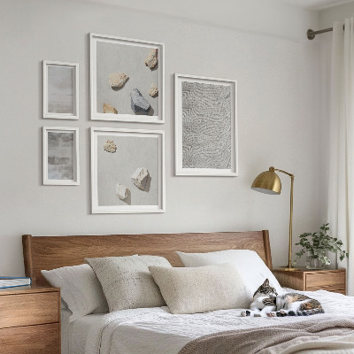 Poliptih v okvirju Moderne minimalistične teksture
