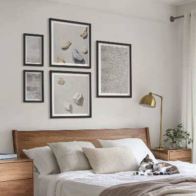 Poliptih v okvirju Moderne minimalistične teksture