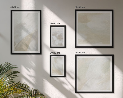 Komplet ujemajočih se slik Abstraktno barvanje s čopičem