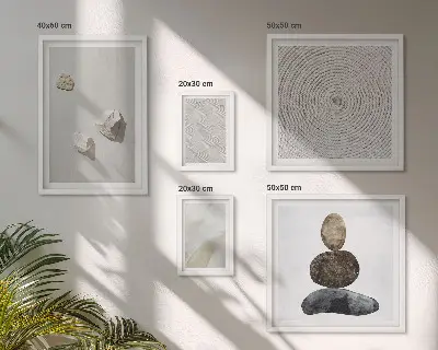 Poliptih v okvirju moderne barve peščenih kamnov