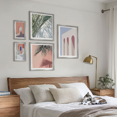 Poliptih v okvirju Ilustracije mestne arhitekture