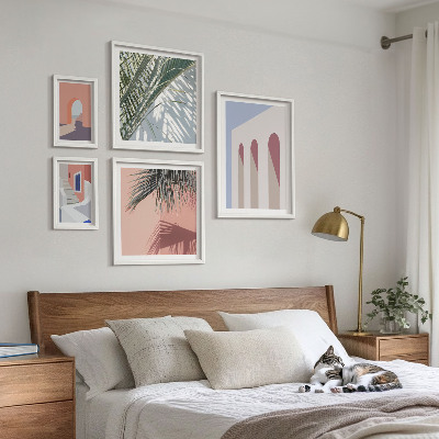 Poliptih v okvirju Ilustracije mestne arhitekture