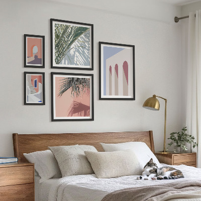 Poliptih v okvirju Ilustracije mestne arhitekture