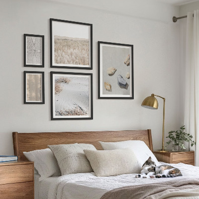 Komplet ujemajočih se slik Boho naravne teksture