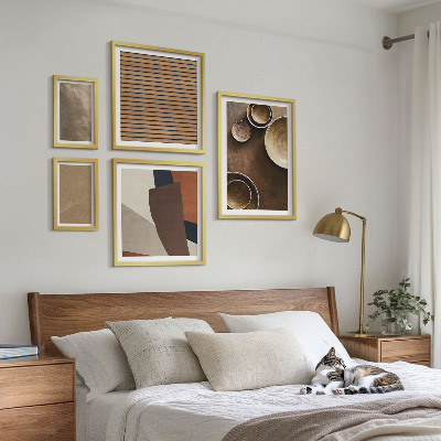 Set 5 slik v okvirju Minimalistične kamnite strukture