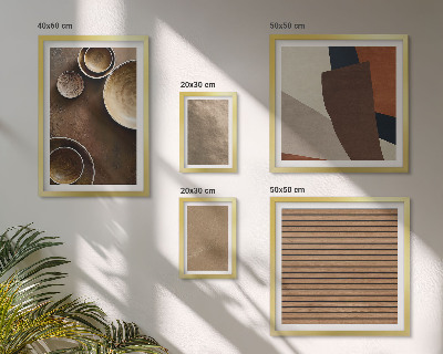 Set 5 slik v okvirju Minimalistične kamnite strukture