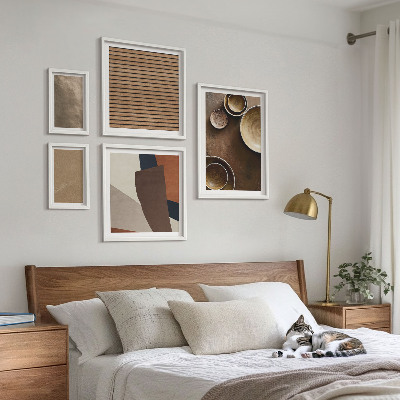 Set 5 slik v okvirju Minimalistične kamnite strukture