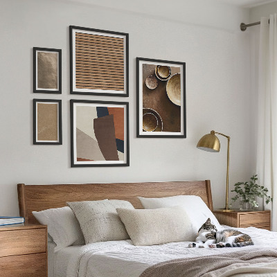 Set 5 slik v okvirju Minimalistične kamnite strukture