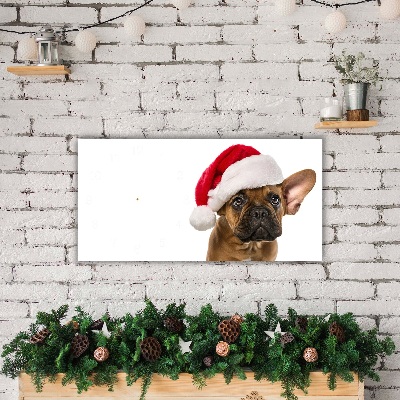Steklena ura Bulldog Dog božič