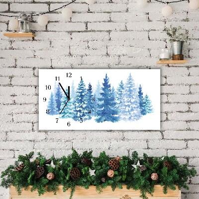 Steklena ura Božično drevo Snow Zima