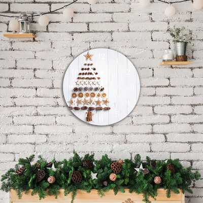 Steklena ura GingerbRead Christmas Tree Božični okraski