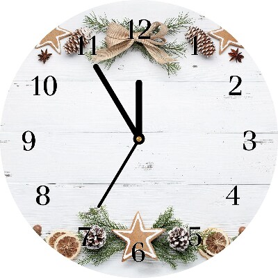 Steklena ura Božični gingerbread.