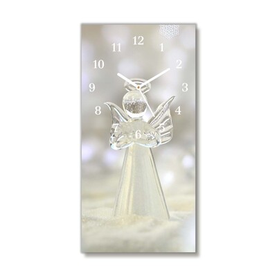 Steklena ura Dobrodošli stekleni angel Ornament