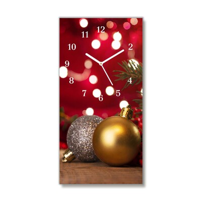 Steklena ura Božično drevo. Okraski za počitnice Baubles