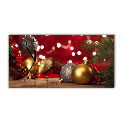 Steklena ura Božično drevo. Okraski za počitnice Baubles